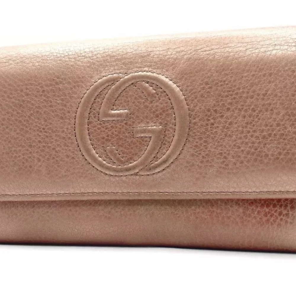 Vintage GUCCI WG Soho purse leather Women